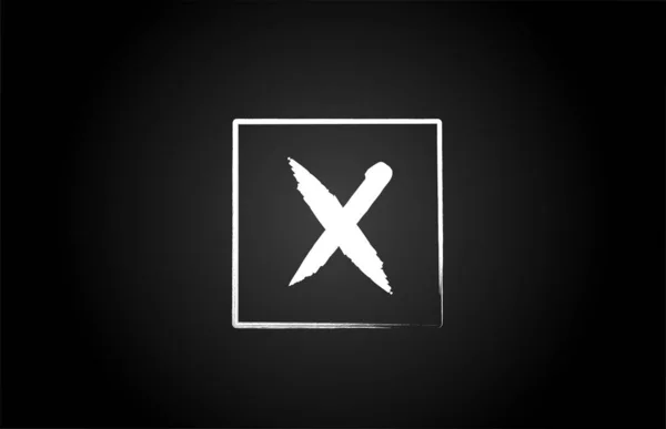Grunge Abeceda Písmeno Logo Ikona Čtvercem Tvůrčí Šablona Design Pro — Stockový vektor