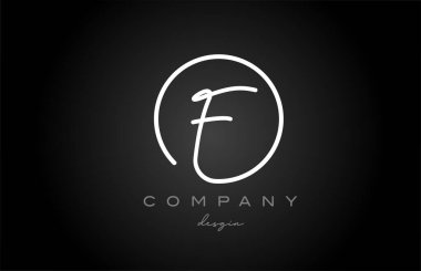 siyah ve beyaz alfabe harfi logo ikonu tasarımı. İş ve şirket için el yazısı yaratıcı şablon