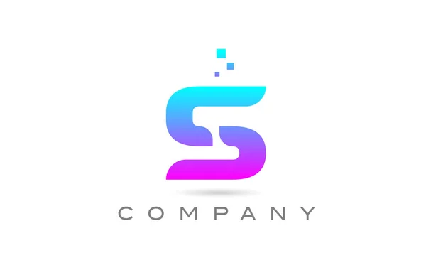 Růžová Abeceda Písmenko Logo Design Ikony Tvůrčí Šablona Pro Obchod — Stockový vektor