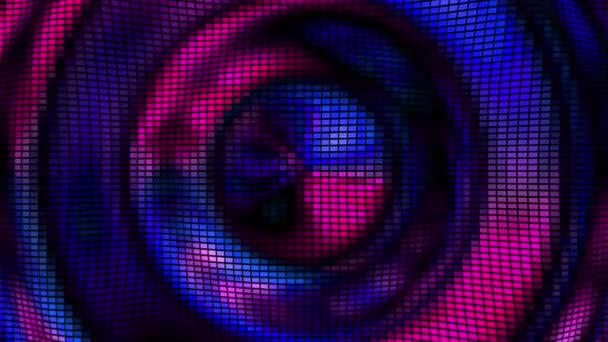 Dot glow digital visual animation. Looped seamless abstract colored geometric explosive effect footage ideal for use in titles, presentations or for VJ use. — Stock Footage Dot Glow Digital Visual Animation Looped Seamless Abstract Colored Geometric — Stock Video