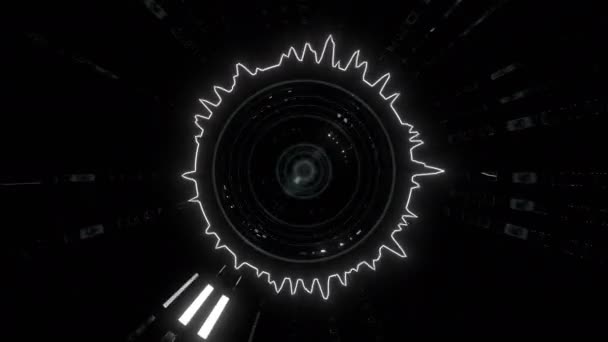 Odłamki Cyfrowej Animacji Wizualnej Pętla Bezszwowa Abstrakcyjna Geometryczny Efekt Wybuchowy — Wideo stockowe
