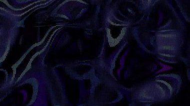 Sanal illüzyon dijital görsel animasyon. Başlıklarda, sunumlarda veya VJ kullanımında kullanmak için ideal döngüsüz renksiz geometrik patlayıcı etkisi görüntüsü. 