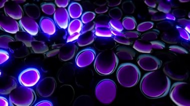 Sıvı elek dijital görsel animasyon. Başlıklarda, sunumlarda veya VJ kullanımında kullanmak için ideal döngüsüz renksiz geometrik patlayıcı etkisi görüntüsü. 