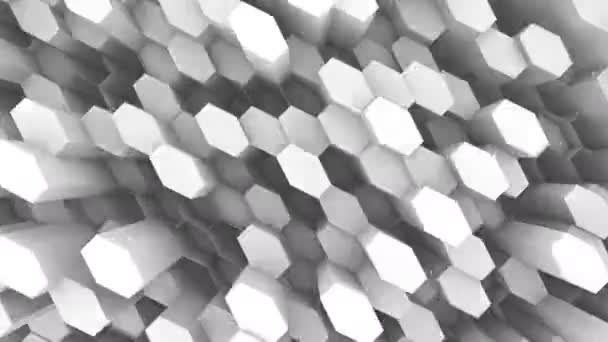 Segmenti Elementari Animazione Visiva Digitale Filmato Effetto Esplosivo Geometrico Geometrico — Video Stock