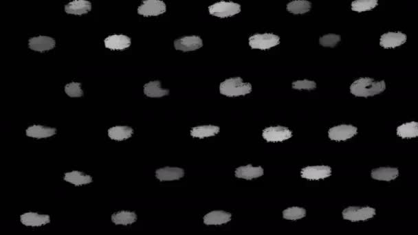 Jednoduchý Design Digitální Vizuální Animace Smyčkové Bezešvé Abstraktní Barevné Záběry — Stock video
