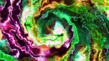 Asit neon dijital görsel animasyon. Başlıklarda, sunumlarda veya VJ kullanımında kullanmak için ideal döngüsüz renksiz geometrik patlayıcı etkisi görüntüsü. 