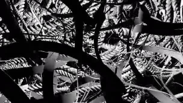 Пересування Потоків Цифрової Візуальної Анімації Петлі Безшовні Абстрактні Геометричні Вибуховий — стокове відео