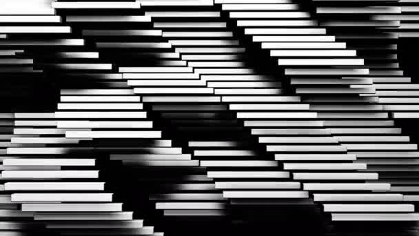 Abstarkte Schatten Digitale Visuelle Animation Nahtlose Abstrakte Farbige Geometrische Effekte — Stockvideo