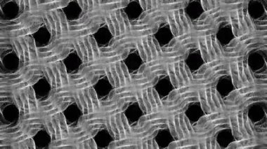 Şekilsiz dijital görsel animasyon. Başlıklarda, sunumlarda veya VJ kullanımında kullanmak için ideal döngüsüz renksiz geometrik patlayıcı etkisi görüntüsü. 