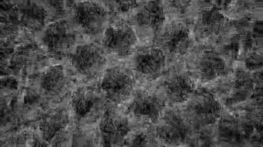 Şekilsiz dijital görsel animasyon. Başlıklarda, sunumlarda veya VJ kullanımında kullanmak için ideal döngüsüz renksiz geometrik patlayıcı etkisi görüntüsü. 