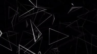 Minimal dance digital visual animation. Looped seamless abstract colored geometric explosive effect footage ideal for use in titles, presentations or for VJ use. 