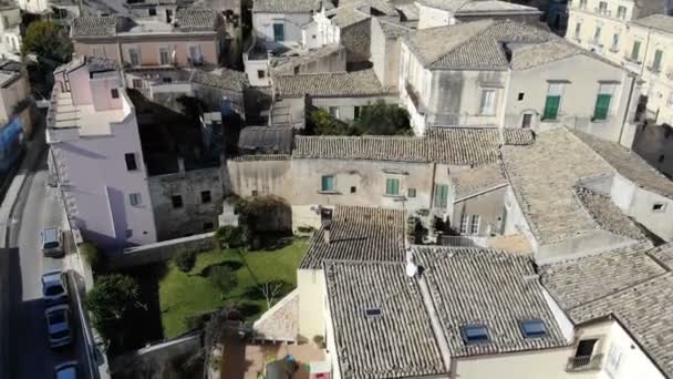 Paesaggio Urbano Ragusa Ibla Sicilia Città Patrimonio Unesco Italia Barocco — Video Stock