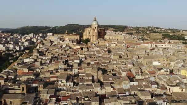 시칠리아에 피아자 메리나 대성당 도시의 — 비디오