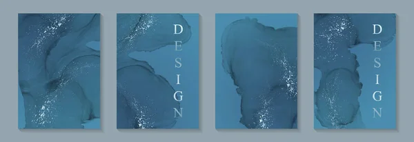 Arrière Plan Aquarelle Moderne Élégant Design Carte Pour Invitation Anniversaire — Image vectorielle