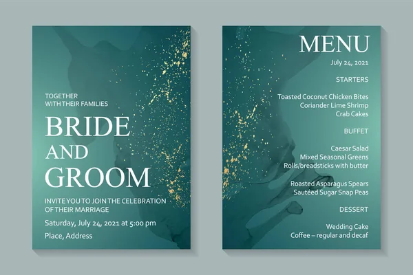 Moderner Aquarell Hintergrund Oder Elegantes Kartendesign Für Geburtstagseinladungen Hochzeiten Oder — Stockvektor