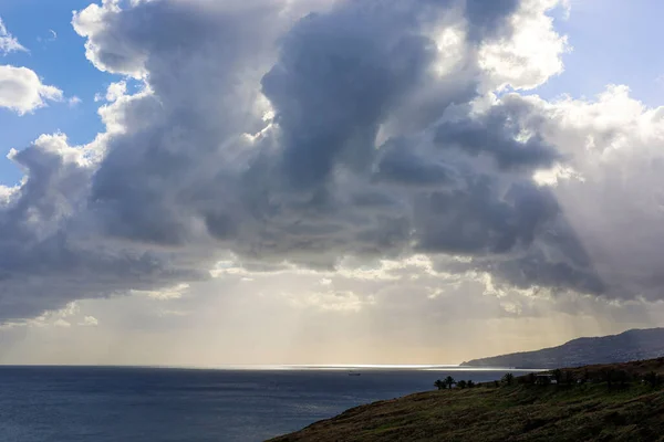 Nubes Sobre Océano Madeira Portugal — Foto de Stock