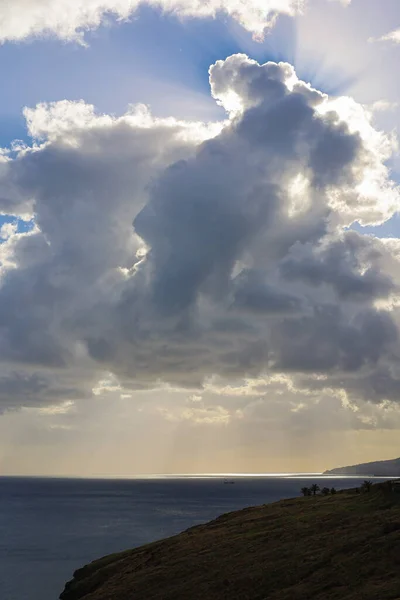 Облака Над Океаном Мадейра Португалия — стоковое фото