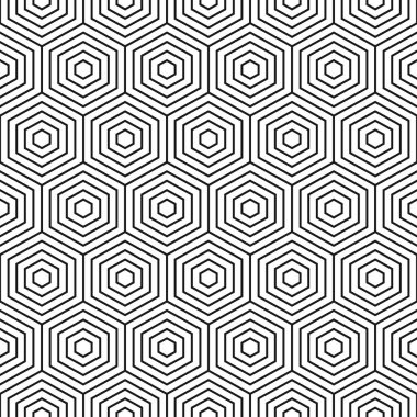 Altıgenli kusursuz desen. Geometrik arkaplan.