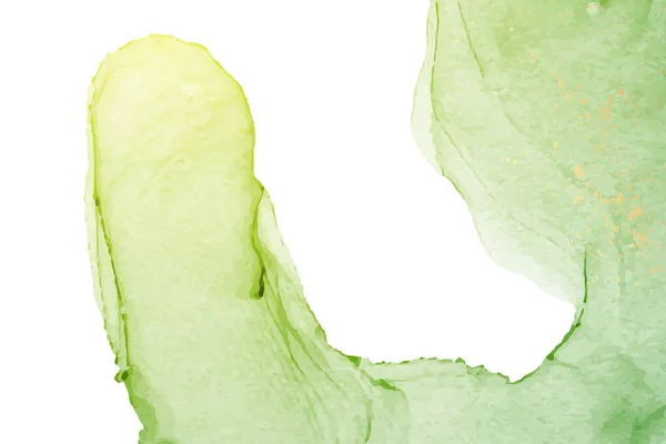 Современный Акварельный Фон Элегантный Дизайн Карты Обои Плакат Абстрактными Зелеными — стоковый вектор