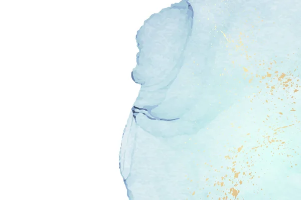 Σύγχρονο Φόντο Ακουαρέλα Κομψό Σχεδιασμό Καρτών Ταπετσαρία Αφίσα Αφηρημένη Μπλε — Διανυσματικό Αρχείο