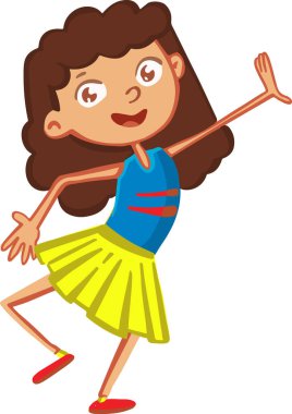 Etkin çocuk simgesi, spor, eğlence vektörü