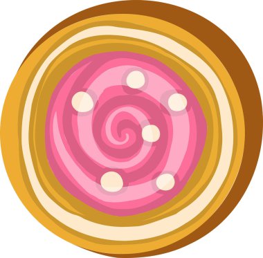 Sembol simgesi. Yeni yıl kurabiyeleri simit.