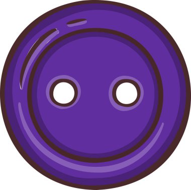 Örgü dikiş sembolü dikiş ikonu vektör düğmesi eller tarafından yapılır