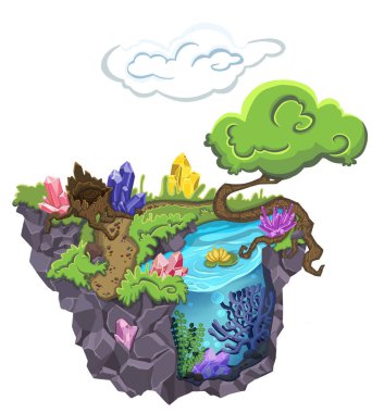 Sihirli kristaller adası, mücevher oyunu