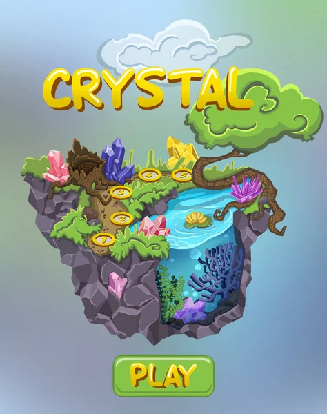Isla Cristales Mágicos Joyas Juego —  Fotos de Stock