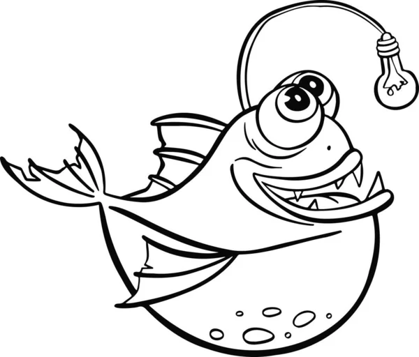 Čára Omračovací Zbraň Ryby Námořní Hvězdice Symbol Vektor Ručně Kreslené — Stockový vektor