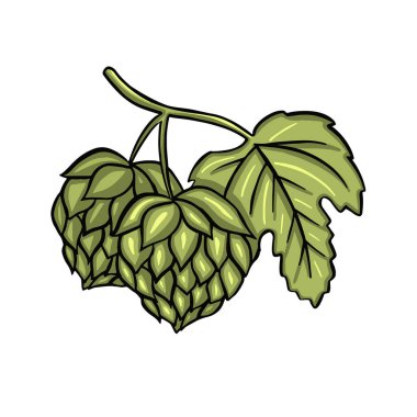 Bira fabrikası ürün illüstrasyon vektörünü atlatır