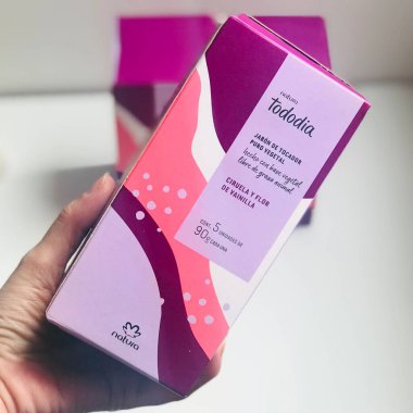 Caixa de sabonete natura