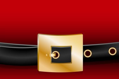 Noel Baba 'nın kırmızı ceketini ve kemerini kapat. Noel arkaplanı.