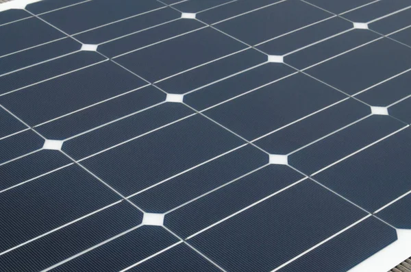 Superficie Panel Solar Policristalino Flexible —  Fotos de Stock