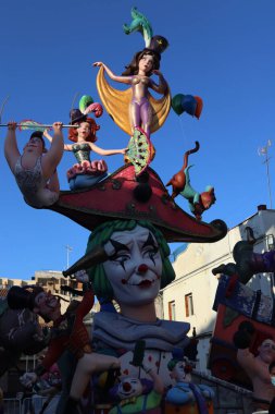 Puerto de Sagunto, Valencia, Spain, September, 2021. The first Fallas after the pandemic