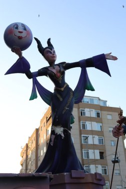 Puerto de Sagunto, Valencia, Spain, September, 2021. The first Fallas after the pandemic