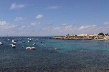 picture Isle of Tabarca. This photo reveals how popular this place has become over the years. Tabarca island, Alicante, Spain
