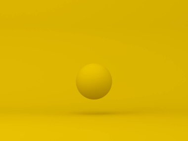 Sarı arkaplanda sarı top