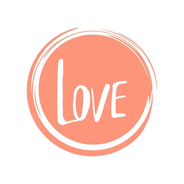 Valentines Love Day Print Design Pin Label Badge Sticker Greeting — Vetor de Stock