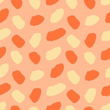 Fırça darbeleriyle kusursuz desen. Vektör illüstrasyonu.