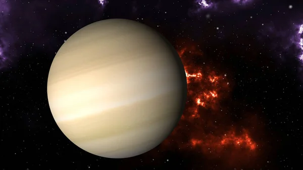 Saturn Planet Close Rendering Incluido Ilustración Para Los Fondos Exploración — Foto de Stock