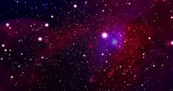 Space Background Realistic Nebula Shining Stars Colorful Cosmos Stardust Milky — Stock Photo, Image
