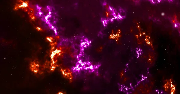 Gerçekçi nebula ve parlayan yıldızlarla dolu bir arka plan. Yıldız tozu ve Samanyolu ile renkli kozmos. Nebula ve yıldızlı sonsuz uzay arkaplanı. Bilim Kurgu Uzay Sahnesi.