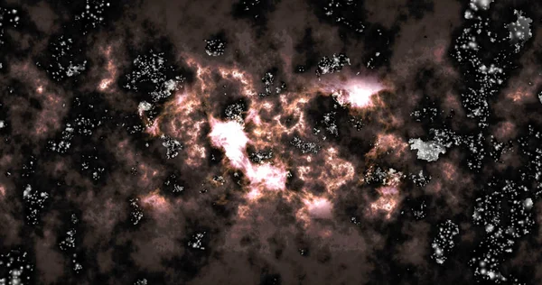 Gerçekçi nebula ve parlayan yıldızlarla dolu bir arka plan. Dış uzay uzay keşiflerinin güzelliğini gösteriyor. Nebula ve yıldızlı sonsuz uzay arkaplanı.