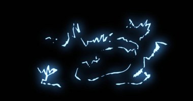 Işık efektli çizgi elementleri. Renkleri özelleştirmek için doğrusal olmayan tüm düzenleme araçlarını kullanın.