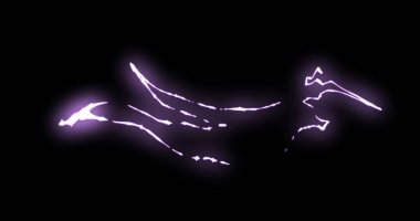 Işık efektli çizgi elementleri. Renkleri özelleştirmek için doğrusal olmayan tüm düzenleme araçlarını kullanın.