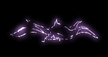 Işık efektli çizgi elementleri. Renkleri özelleştirmek için doğrusal olmayan tüm düzenleme araçlarını kullanın.