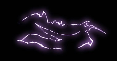 Işık efektli çizgi elementleri. Renkleri özelleştirmek için doğrusal olmayan tüm düzenleme araçlarını kullanın.