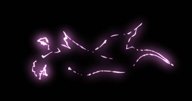 Işık efektli çizgi elementleri. Renkleri özelleştirmek için doğrusal olmayan tüm düzenleme araçlarını kullanın.