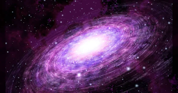 Nascimento Galáxia Voando Para Espaço Voando Lado Galáxia Imagens De Bancos De Imagens